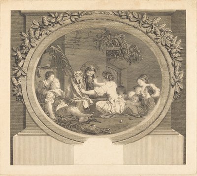 Eğitim her şeydir by Nicolas Delaunay after Jean Honoré Fragonard