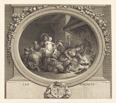 çörek by Nicolas Delaunay after Jean Honoré Fragonard