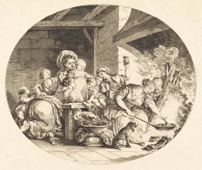 çörek by Nicolas Delaunay after Jean Honoré Fragonard