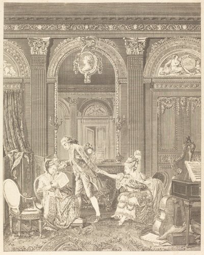 Tatlı Bilet by Nicolas Delaunay after Nicolas Lavreince