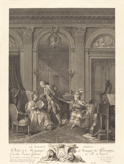 Tatlı Bilet by Nicolas Delaunay after Nicolas Lavreince