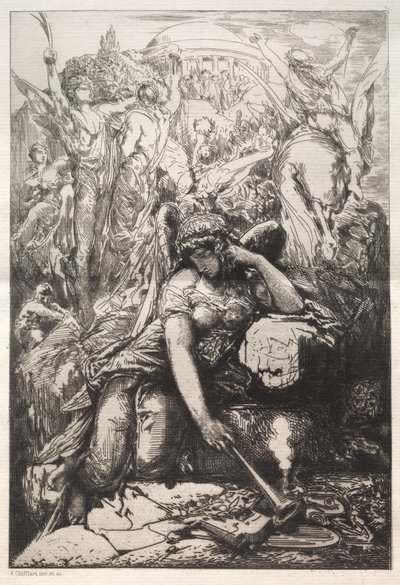 Melankoli by Nicolas François Chifflart