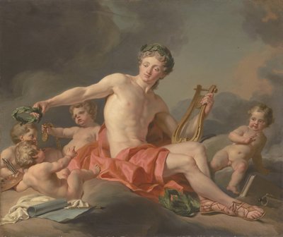 Apollon sanatı taçlandırıyor by Nicolas Guy Brenet