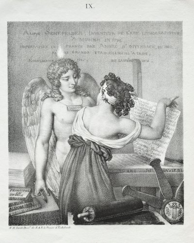 Litografi Dehası, 1819. by Nicolas Henri Jacob