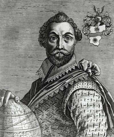 Francis Drake'in Portresi (1540-1596) by Nicolas II de Larmessin