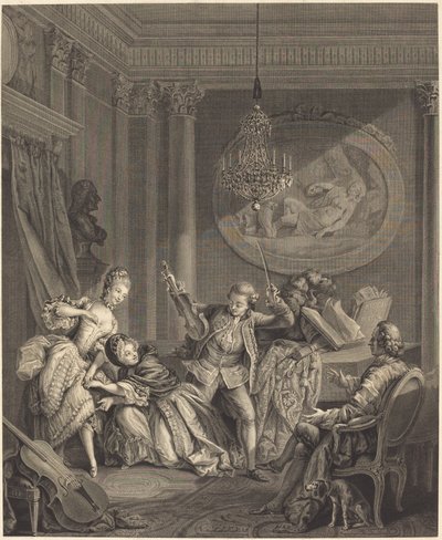 Şansa giden yol by Nicolas Joseph Voyez after Pierre Antoine Baudouin