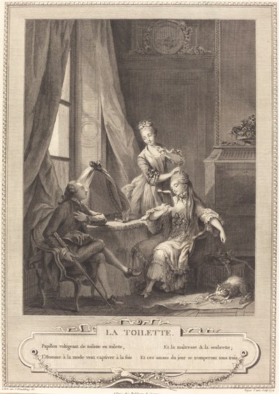 Tuvalet by Nicolas Joseph Voyez after Sigmund Freudenberger