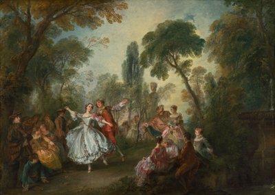 La Camargo Dansı, c. 1730. by Nicolas Lancret