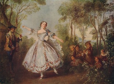 Mll. Camargo Dansı, 1730, c1915 by Nicolas Lancret