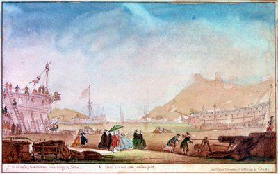 Brest Yat Limanı, c1750-1810 by Nicolas Marie Ozanne