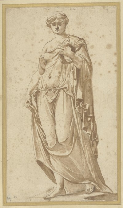 önden görülen Flora Farnese, by Nicolas Poussin (possibly)