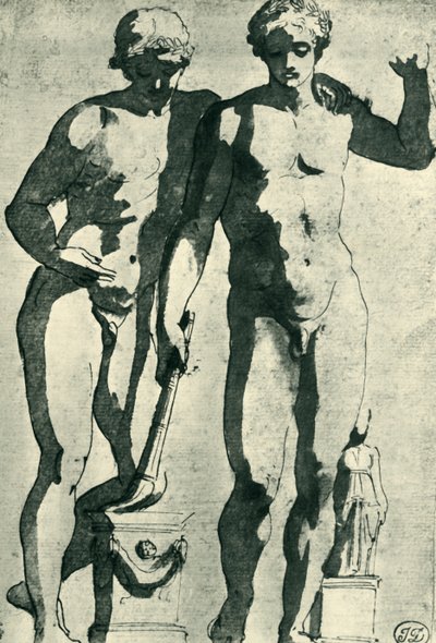 Castor ve Pollux, c1628, 1943. by Nicolas Poussin