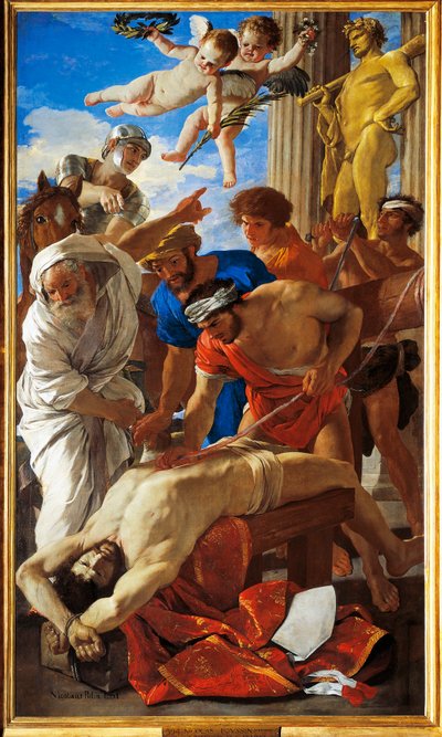 İtalya, Roma, Aziz Erasmus Şehitliği by Nicolas Poussin