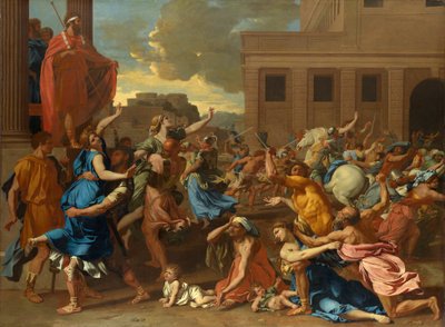 Sabine Kadınlarının Soygunu by Nicolas Poussin