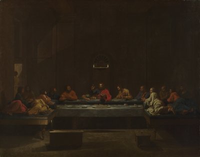 Yedi Ayin: Eucharist, yaklaşık 1637-1640 by Nicolas Poussin