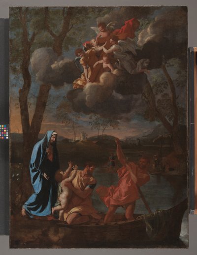 Kutsal Ailenin Nasıra'ya Dönüşü, c.1627 (tuval üzerine yağlı boya) by Nicolas Poussin
