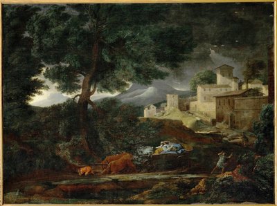 Fırtına (tuval üzerine resim) by Nicolas Poussin
