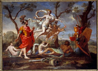 Venüs Armant Enee Tablosu Nicolas Poussin (1594-1665) 1639 Güneş. 1.07x1.46 m Rouen, Güzel Sanatlar Müzesi by Nicolas Poussin