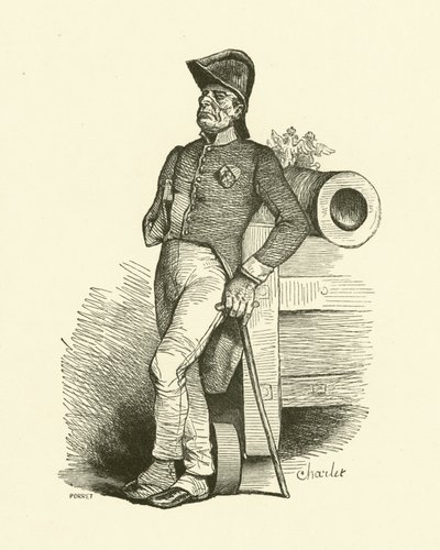 Emekli (gravür) by Nicolas Toussaint (after) Charlet