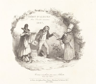 Albümlerin Yeni Yöntemlerle Üretilmesi (Litograf Albümlerinin Satışında Yeni Yöntemler) by Nicolas Toussaint Charlet