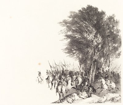Mart ayında Lancerlar by Nicolas Toussaint Charlet