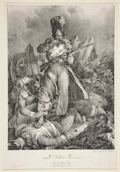 Fransız askeri by Nicolas Toussaint Charlet