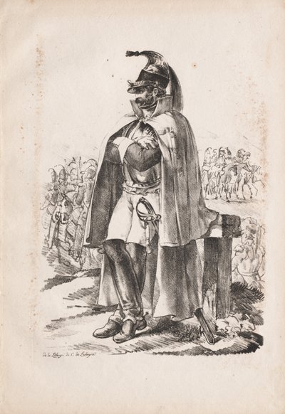 Askeri Kostümler: Süvari Adamı by Nicolas Toussaint Charlet