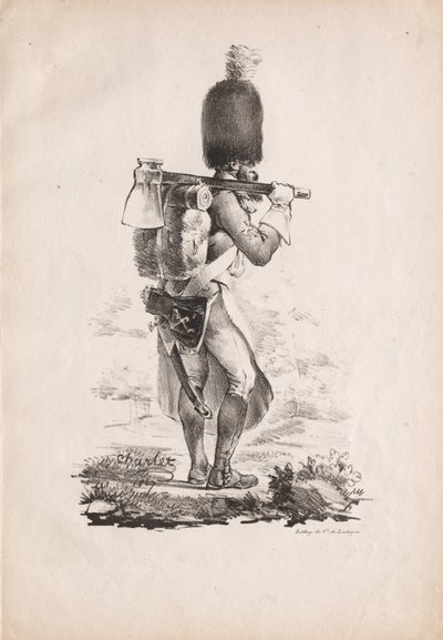 Askeri Kostümler: Piyade Sapçısı by Nicolas Toussaint Charlet