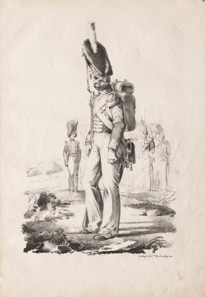 Askeri Kostümler: Piyade Sargent by Nicolas Toussaint Charlet