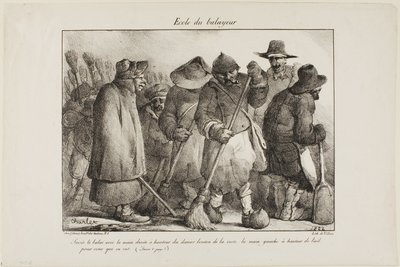 Sokak Süpürme Okulu by Nicolas Toussaint Charlet