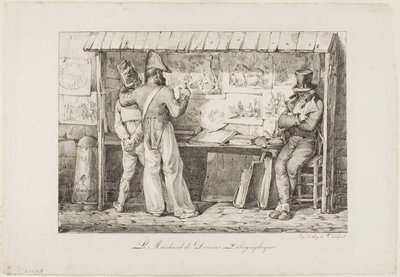 Litograf Satıcısı by Nicolas Toussaint Charlet