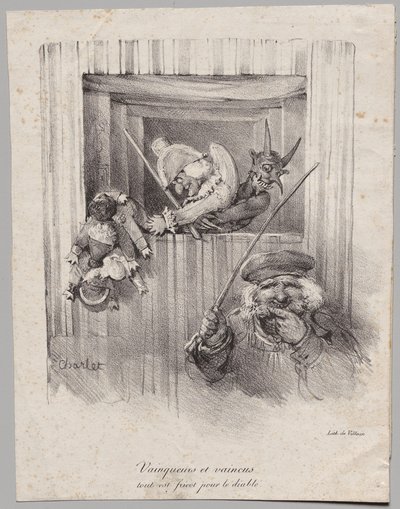 Kazananlar ve Kaybedenler, Hepsi Şeytanın Gıdasıdır by Nicolas Toussaint Charlet