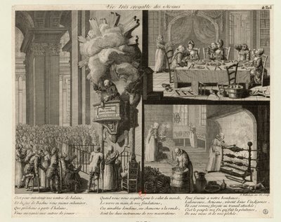 Keşişlerin Çok İnandırıcı Hayatları, c. 1789. by Nicolas Walkcheim