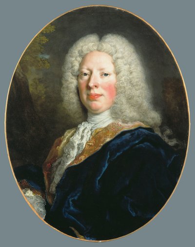 Frederick Augustus, Kont Rutowski, c.1729 (tuval üzerine yağlı boya) by Nicolas de Largillière