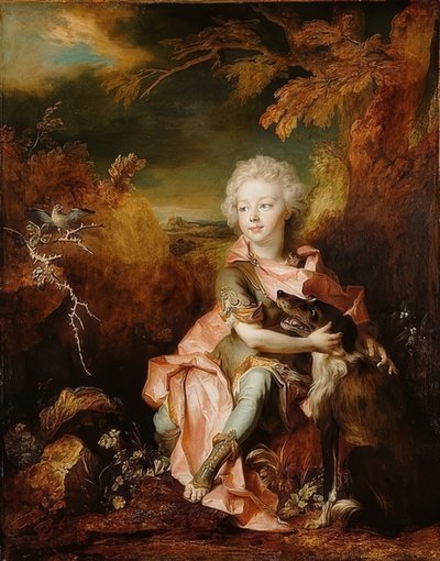 Kostümlü bir çocuğun portresi. 1710-1714 civarında by Nicolas de Largillière