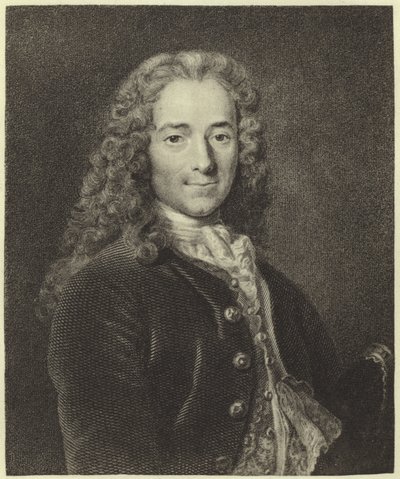 Voltaire (photogravure) by Nicolas de Largillière