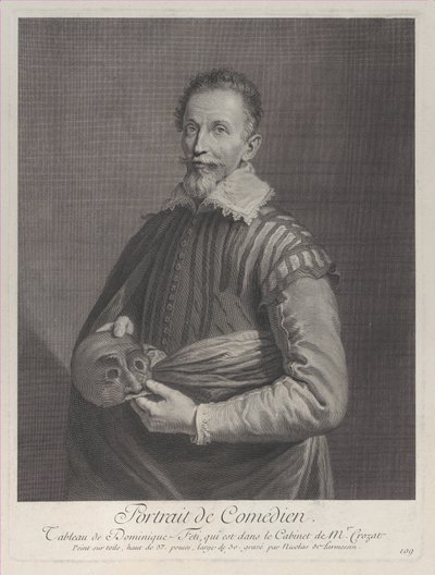 Bir Komedyenin Portresi: Maske tutan Francesco Andreini