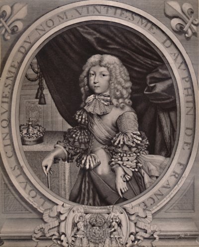 Fransa'nın Louis'i, Grand Dauphin, çocukken 17. yüzyıl 1894 by Nicolas de Larmessin II
