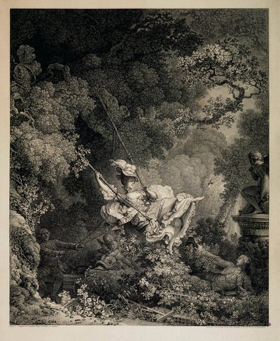 Bir Salıncak Şanslı Fırsatlar, 1782. by Nicolas de Launay