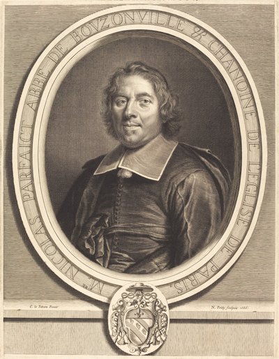 Nicholas Mükemmel by Nicolas de Poilly after Claude Lefebvre