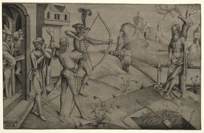 Kralların Oğulları Ölü Babalarının Cesetlerine Ateş Ederler, 1495-1504. by Nicolaus Alexander Mair von Landshut