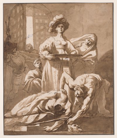 Vaftizci Yahya'nın Başı ile Salome by Nicolaus Knüpfer