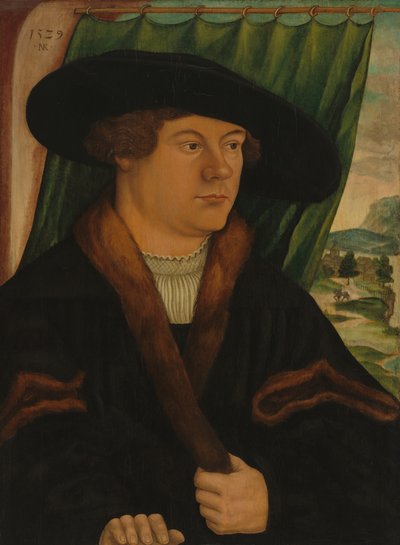 Bir Soylunun Portresi, 1529. by Nicolaus Kremer