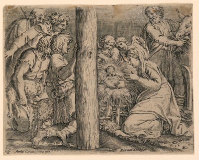 Çobanların hayranlığı by Nicolaus van Aelst