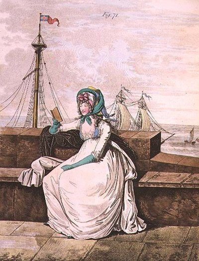 Sabah elbisesi, şek. Nikolaus Heideloff