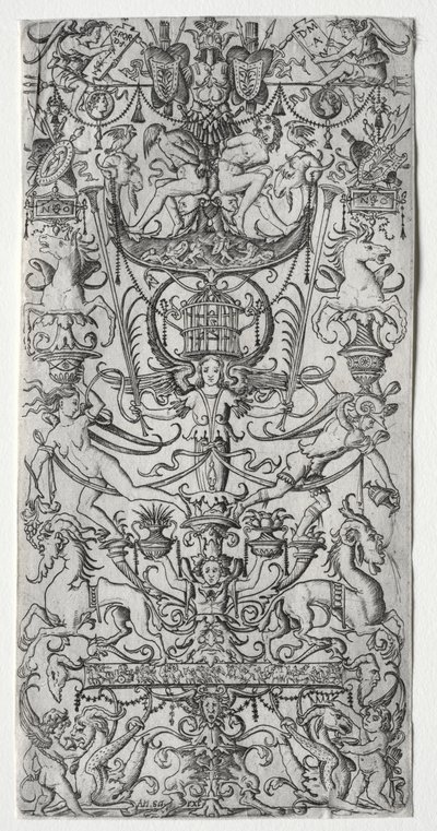 Kuş Kafesli Süsleme Panosu, c. 1500-1512. by Nicoletto da Modena