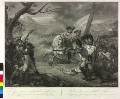 19.10.1796 tarihinde Arşidük Karl Emmendingen savaşında by Nicolo Schiavonetti