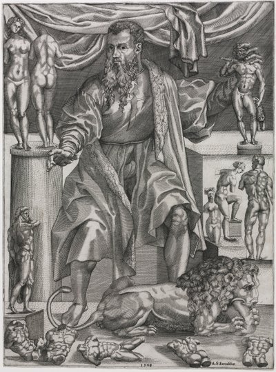 Baccio Bandinelli, 1548. by Nicolo della Casa