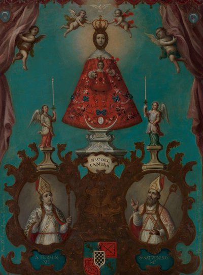 El Camino Bakiresi, Aziz Fermin ve Aziz Saturnino ile, 1773. by Nicolás Enríquez