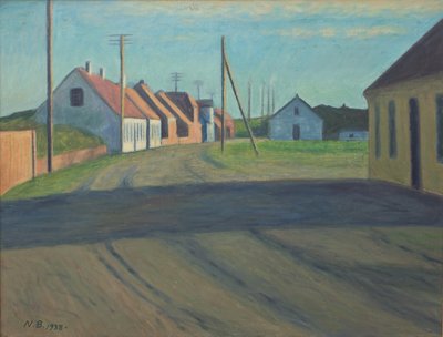 Küçük bir kasabada yol. Strande by Niels Jakob Jakobsen Bjerre